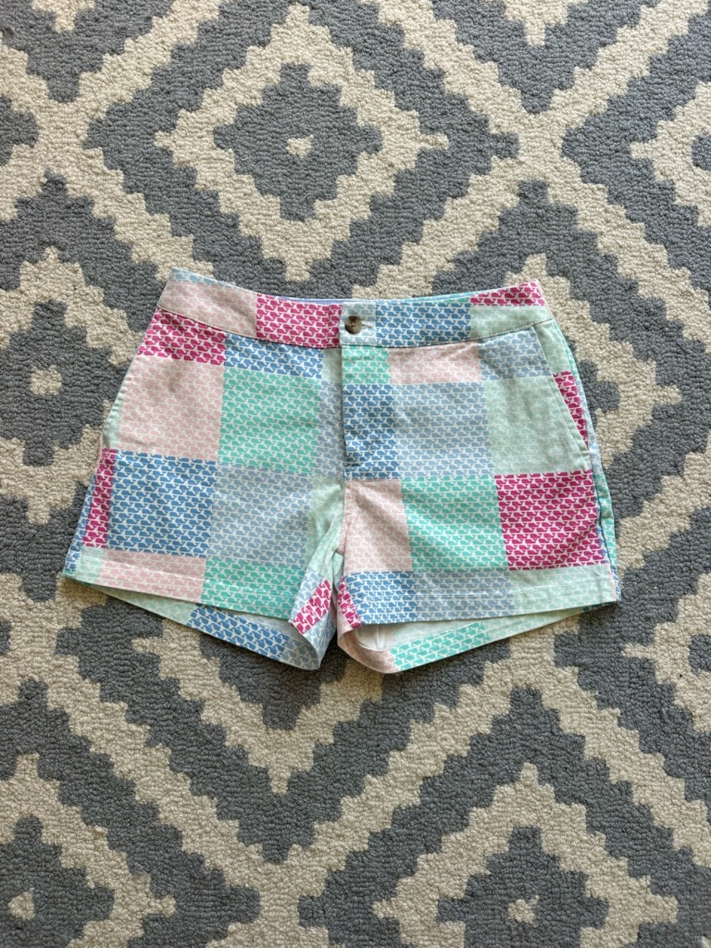 EUC, Vineyard Vine x Target Pastel Patchwork Shorts, Women’s 2